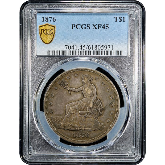 1876 Trade Dollar (T$1) Obverse Image