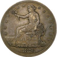 1876 Trade Dollar (T$1) Photo 3