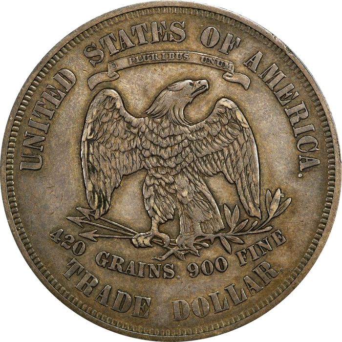 1876 Trade Dollar (T$1) Photo 4