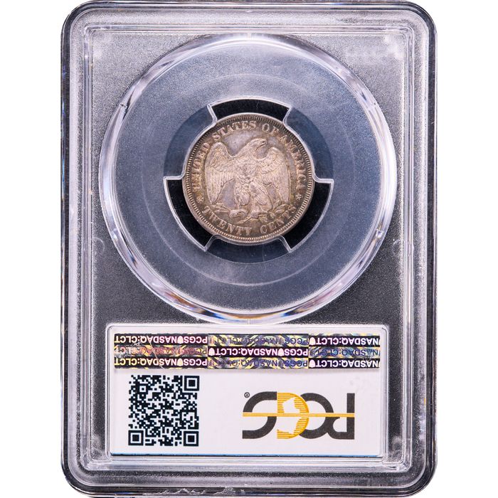 1876 Twenty Cents (20c) Reverse Image