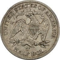1877-CC Seated Liberty Half Dollar (50c) Photo 4