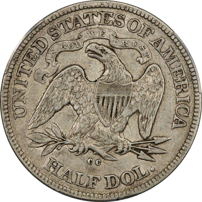 1877-CC Seated Liberty Half Dollar (50c) Photo 4