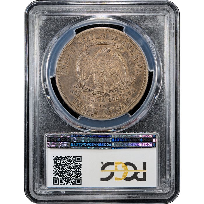 1877-CC Trade Dollar ($1) Reverse Slab Image