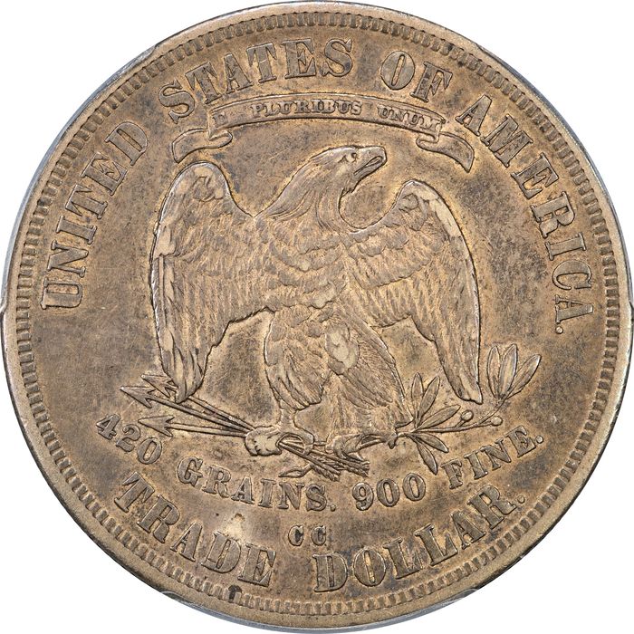 1877-CC Trade Dollar ($1) Reverse Image