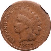 1877 Indian Cent (1c) Obverse Image