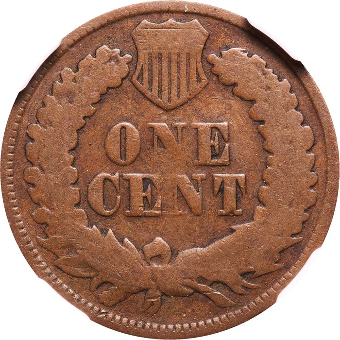 1877 Indian Cent (1c) Reverse Image