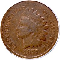 1877 Indian Cent (1c) Photo 3