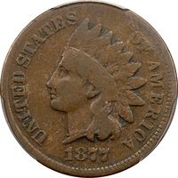 1877 Indian Cent (1c) Photo 3