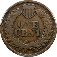 1877 Indian Cent (1c) Photo 4