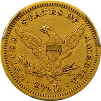 1877-S Liberty Gold Quarter Eagle ($2.50) Photo 4