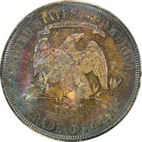 1877-S Trade Dollar ($1) Chopmarked Photo 4