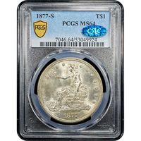 1877-S Trade Dollar ($1) Obverse Image