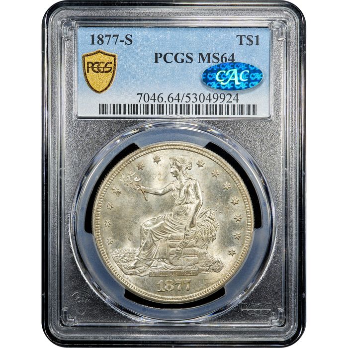 1877-S Trade Dollar ($1) Obverse Image