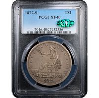 1877-S Trade Dollar ($1) Obverse Slab Image
