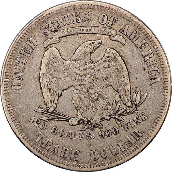 1877-S Trade Dollar ($1) Reverse Image