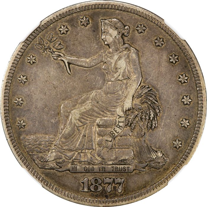 1877-S Trade Dollar (T$1) Obverse Image