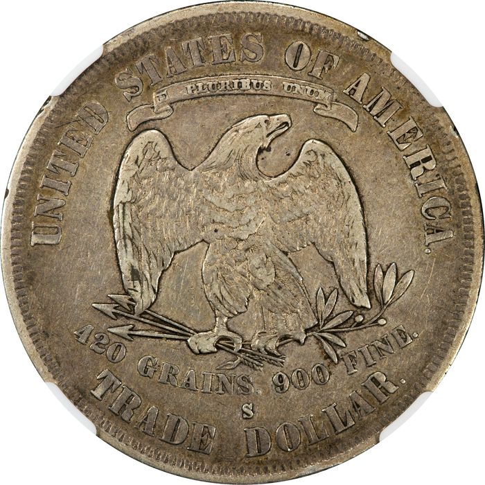 1877-S Trade Dollar (T$1) Reverse Image