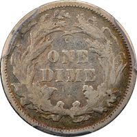 1877 Seated Liberty Dime (10c) Reverse Image