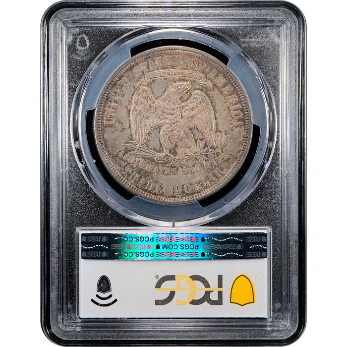 1877 Trade Dollar ($1) Reverse Slab Image