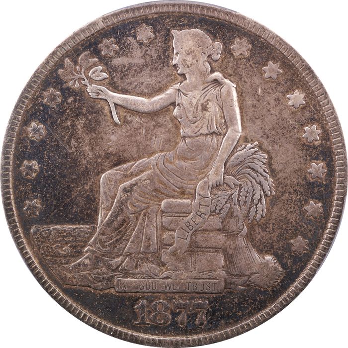 1877 Trade Dollar ($1) Obverse Image