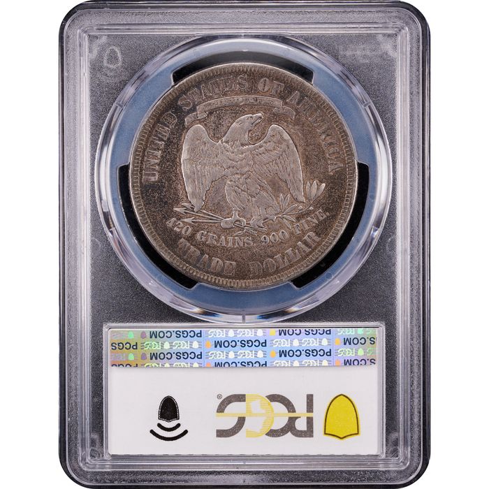 1877 Trade Dollar ($1) Reverse Slab Image