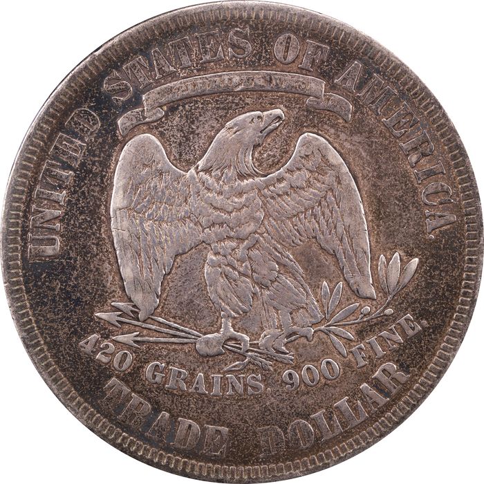 1877 Trade Dollar ($1) Reverse Image