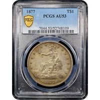 1877 Trade Dollar (T$1) Obverse Image