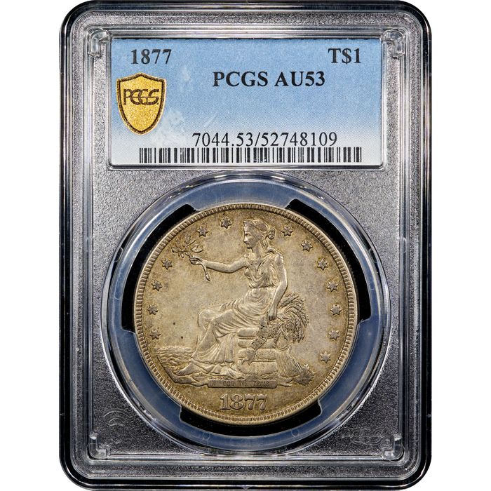 1877 Trade Dollar (T$1) Obverse Image