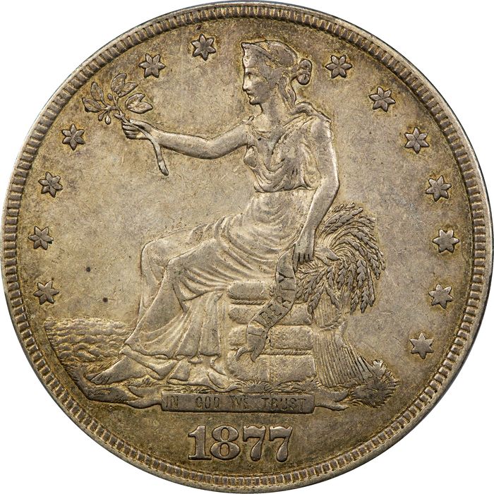 1877 Trade Dollar (T$1) Photo 3