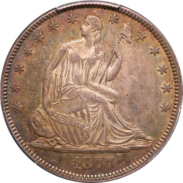 1877/6 Seated Liberty Half Dollar (50c) Photo 3