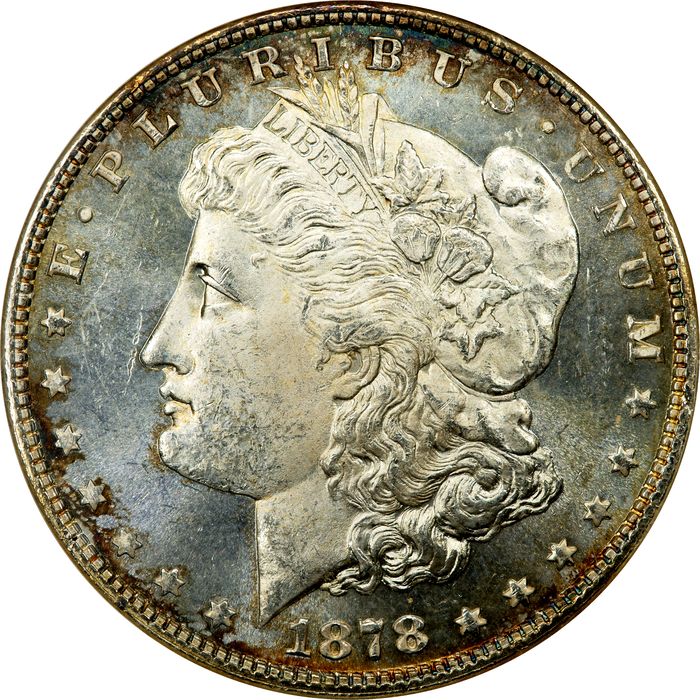 1878 7TF Morgan Dollar ($1) Reverse of 1878 Obverse Image