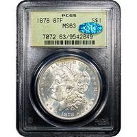 1878 8TF Morgan Dollar ($1) OGH Obverse Image