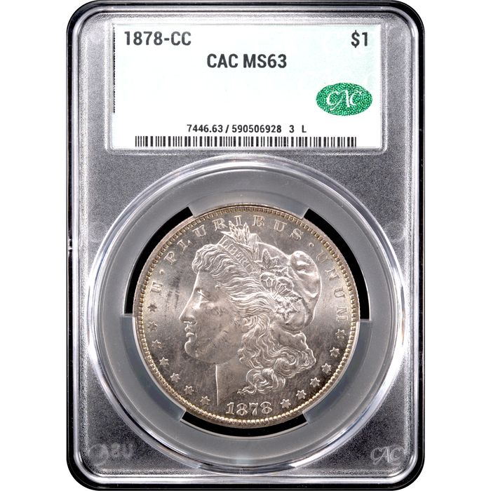 1878-CC Morgan Dollar ($1) Obverse Slab Image