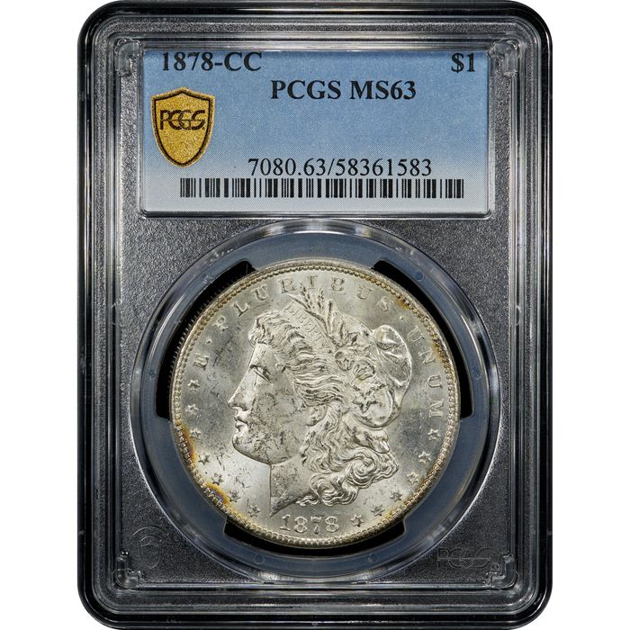 1878-CC Morgan Dollar ($1) Obverse Slab Image