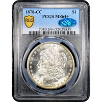 1878-CC Morgan Dollar ($1) Obverse Slab Image
