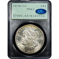1878-CC Morgan Dollar ($1) Rattler Obverse Slab Image