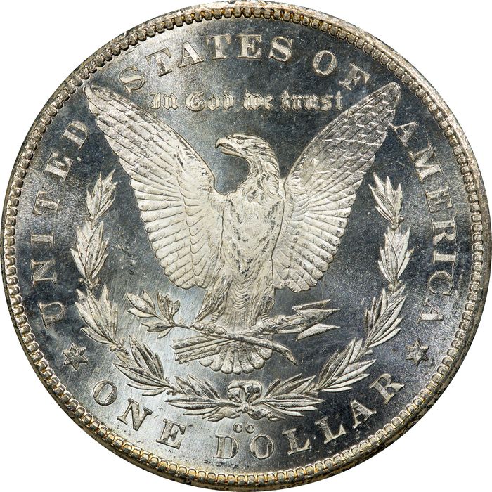 1878-CC Morgan Dollar ($1) Rattler Reverse Image