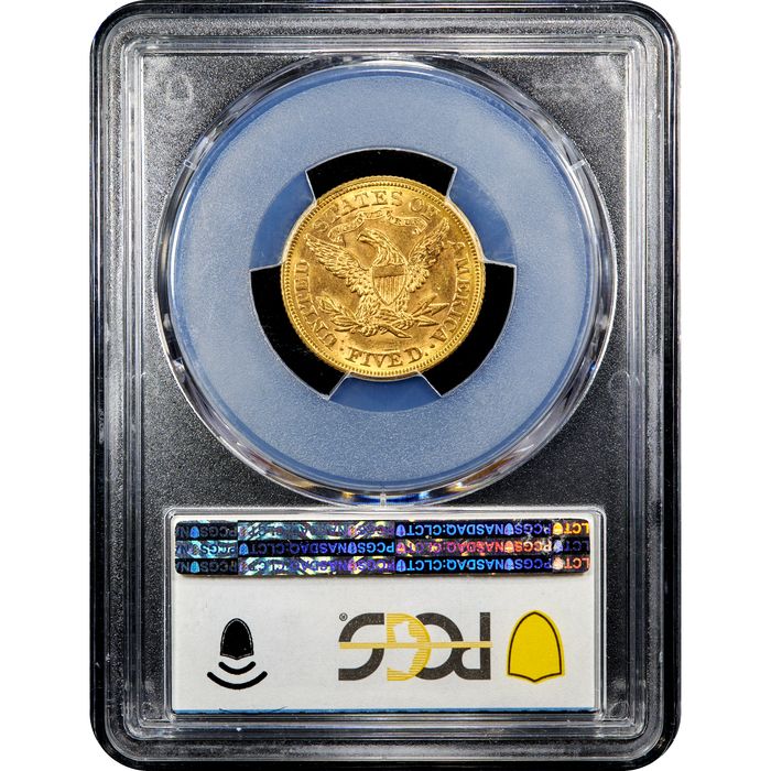 1878 Liberty Gold Half Eagle ($5) Reverse Slab Image