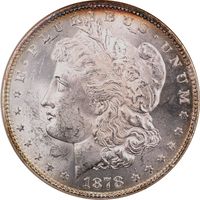1878 Morgan Dollar ($1) 7TF Rev Of 1879 - Vam 210B Obverse Image