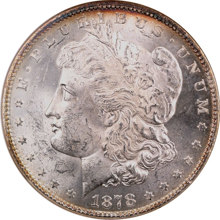 1878 Morgan Dollar ($1) 7TF Rev Of 1879 - Vam 210B Obverse Image