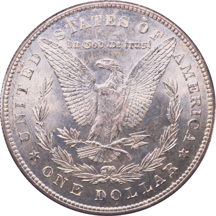 1878 Morgan Dollar ($1) 7TF Reverse of 1878 Rattler Photo 4
