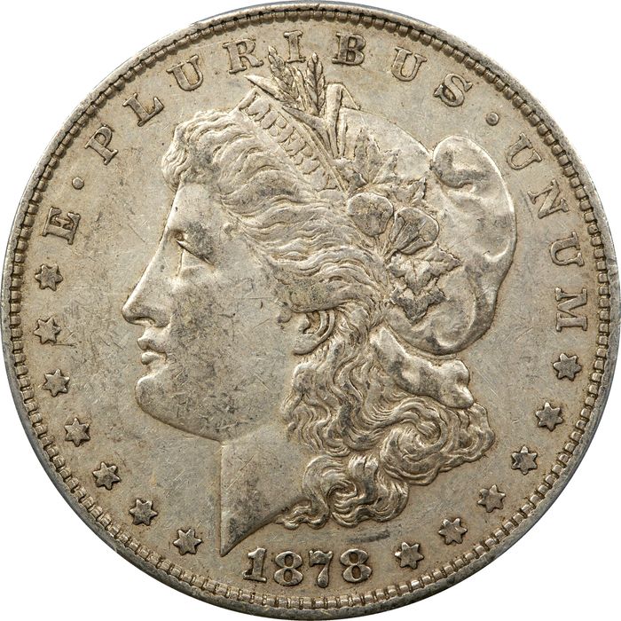 1878 Morgan Dollar ($1) 8TF VAM 14.15 Lines in Hair Photo 3