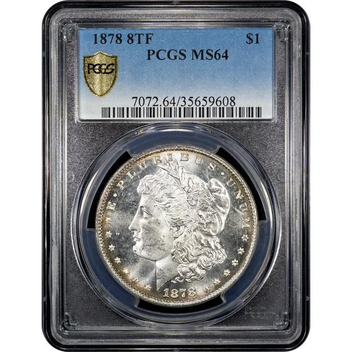 1878 Morgan Dollar ($1) Obverse Slab Image