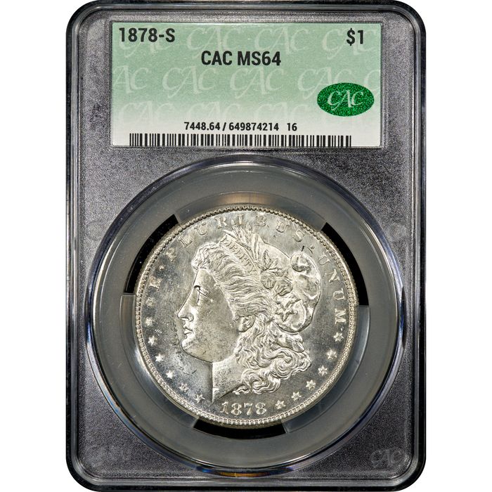 1878-S Morgan Dollar ($1) Obverse Slab Image