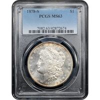 1878-S Morgan Dollar ($1) Obverse Slab Image