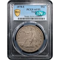 1878-S Trade Dollar ($1) Obverse Slab Image