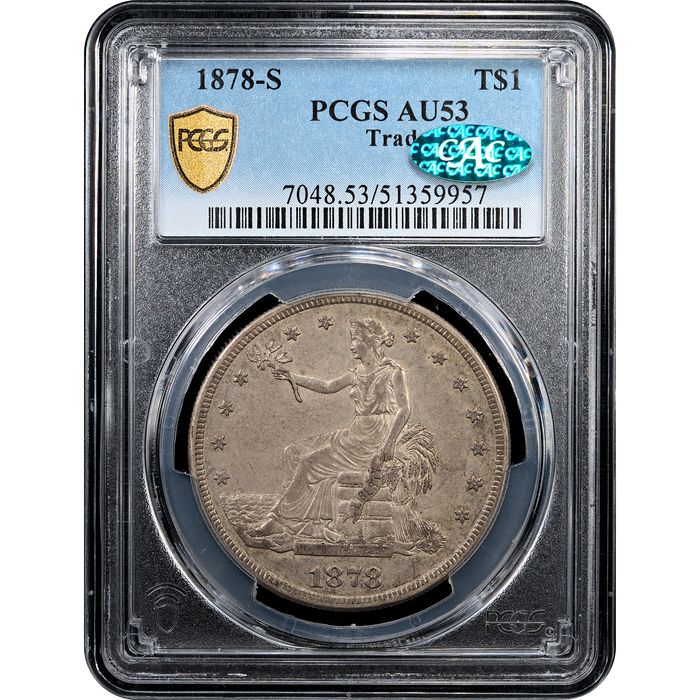 1878-S Trade Dollar ($1) Obverse Slab Image