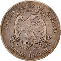 1878-S Trade Dollar (T$1) Reverse Image
