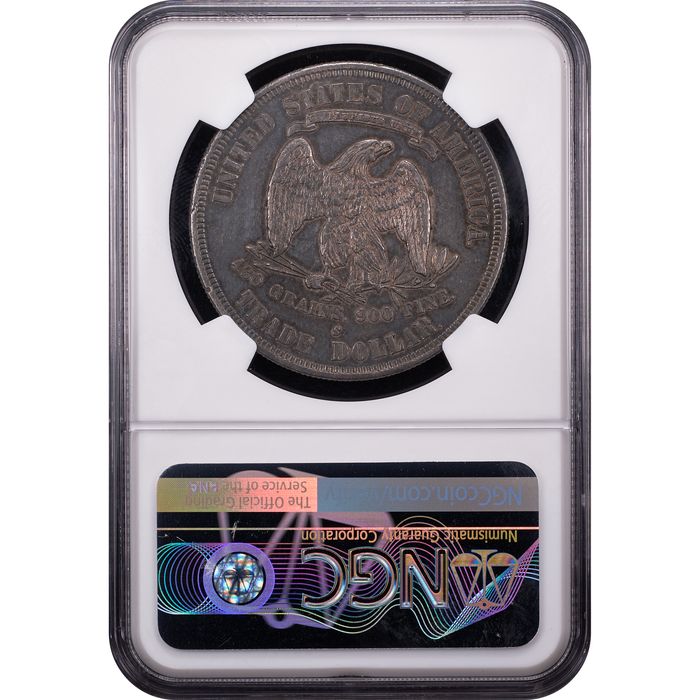 1878-S Trade Dollar (T$1) Reverse Slab Image