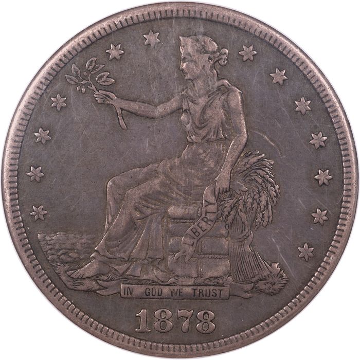 1878-S Trade Dollar (T$1) Obverse Image